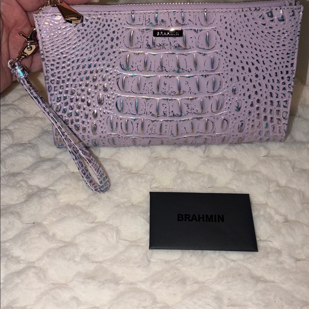 Brahmin Lavender Clutch